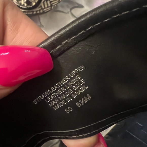 Tory Burch Black Leather Sandals - Picture 6 of 6